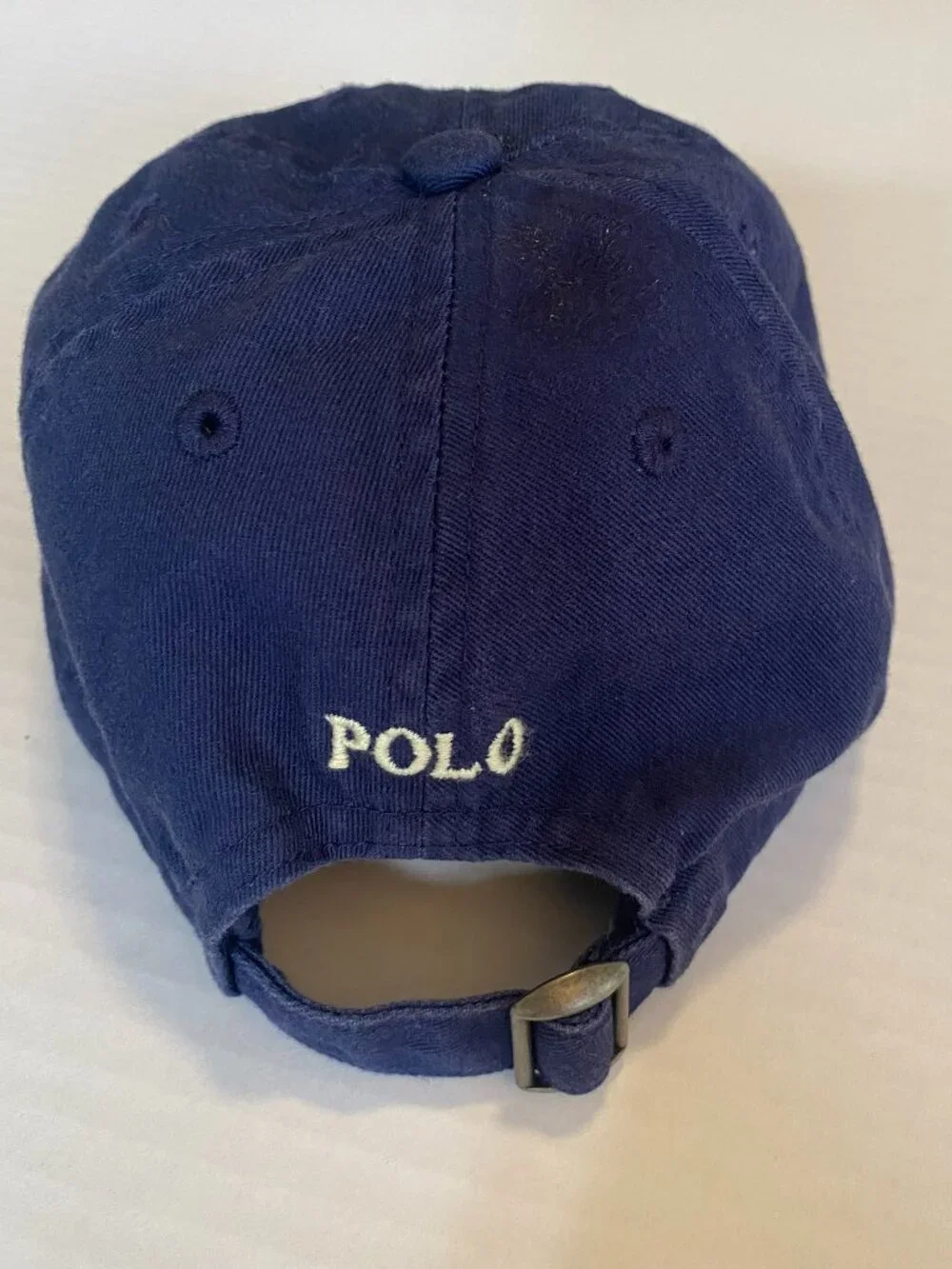 Polo Ralph Lauren Boys 4-7 Navy Baseball Cap Hat EUC